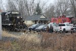 MNJ 5615 arrives at the depot, now a deli